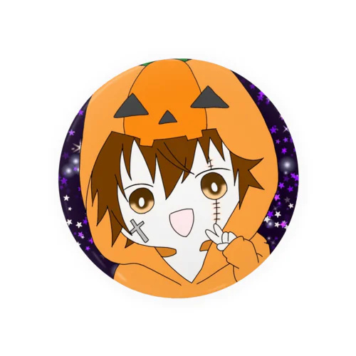 あじゅま〜ハロウィンバージョン〜 Tin Badge