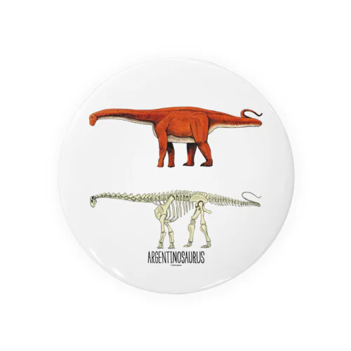 アルゼンチノサウルス Tin Badge