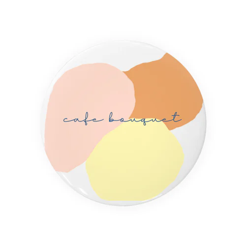 cafe bouquet 3color Tin Badge