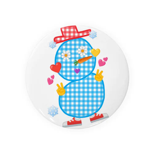 snowmanman Tin Badge