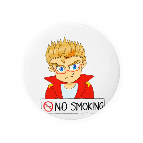 NO SMOKING!!! 缶バッジ