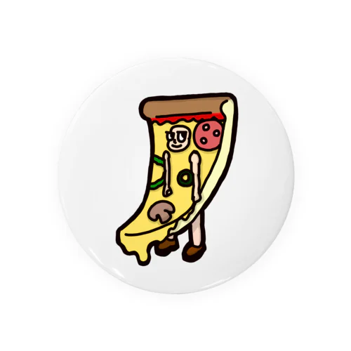 Jin who wear pizza. Tin Badge