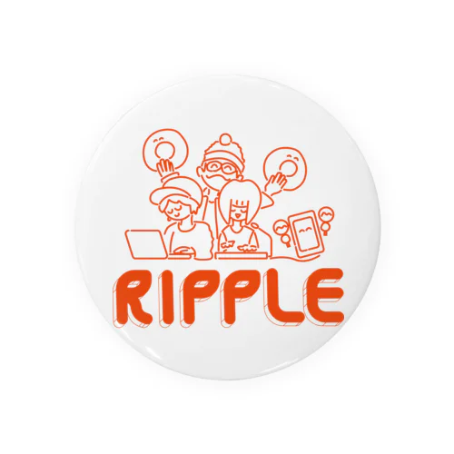 RIPPLE Tin Badge