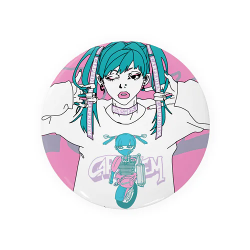 ストリートガール Tin Badge