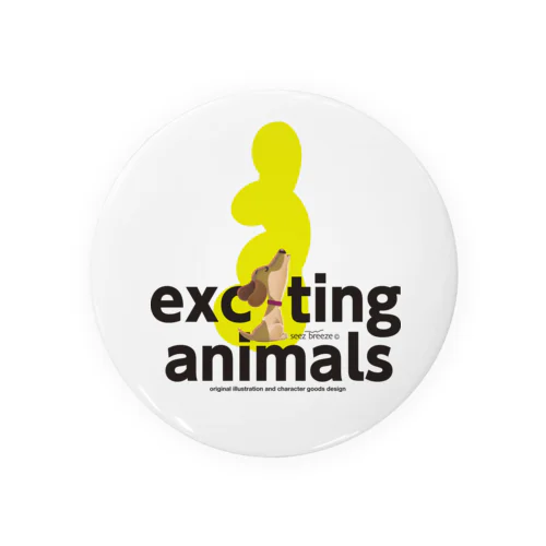 EXCITING ANIMALS-『ロロ』  Tin Badge