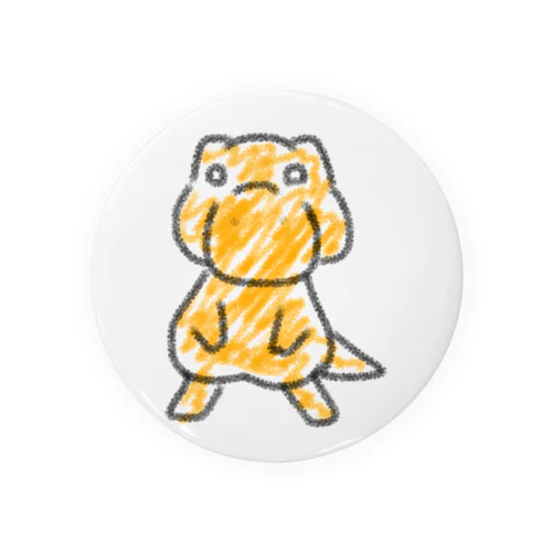 落書き風恐竜 Tin Badge