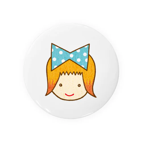 女の子 Tin Badge