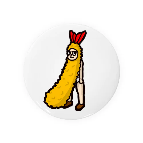 Jin who wear fried shrimp . Tin Badge