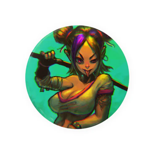 RIOT★GIRL Tin Badge