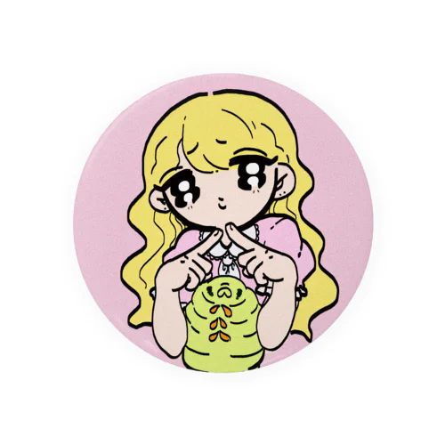 ぶりっ子ちゃんズ💜🐛 Tin Badge