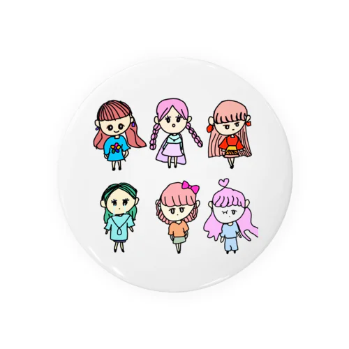 ♡シュガールズ♡ Tin Badge