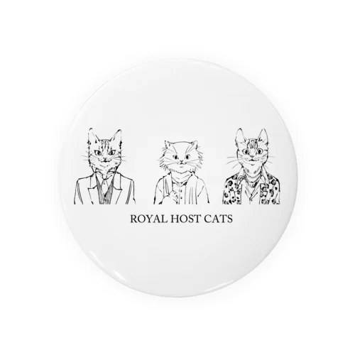 ロイヤル ホスト キャッツ Tin Badge