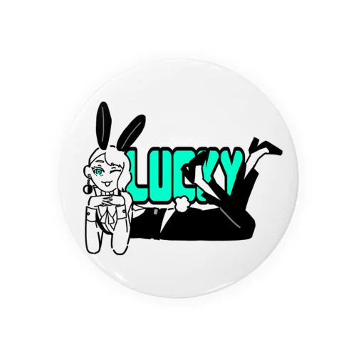 LUCKYバニー・カラー Tin Badge