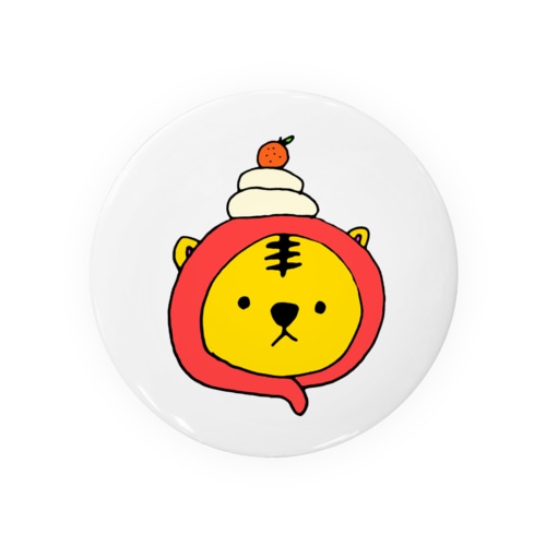 鏡もち寅 Tin Badge