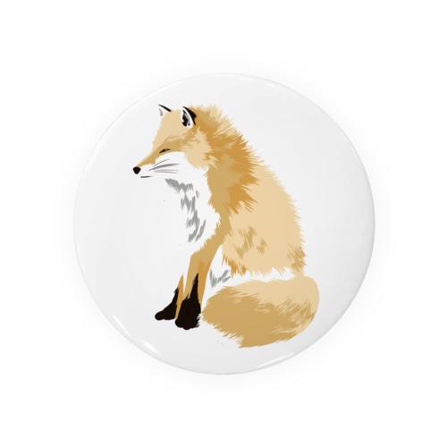 ATELIER KITSUNEもふもふきつねボディ Tin Badge