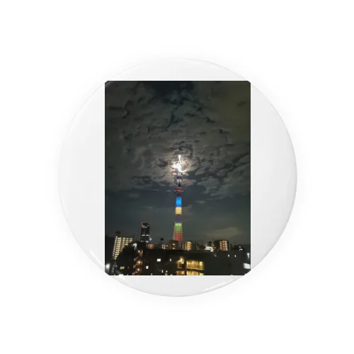 Tokyo the night 1 Tin Badge