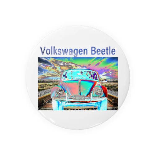Volkswagen Beetle 缶バッジ