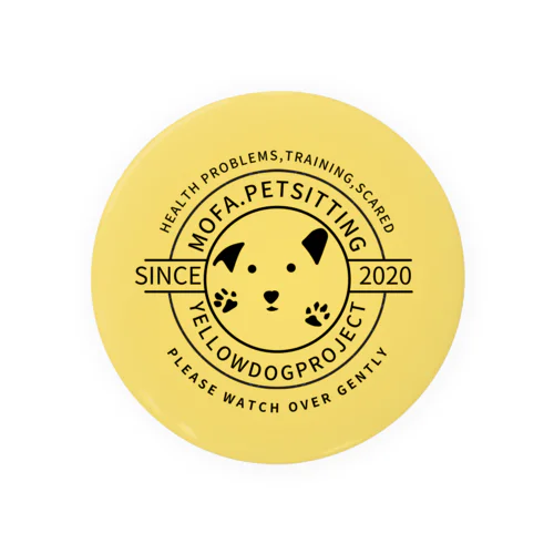 イエローDOG.PJ Tin Badge