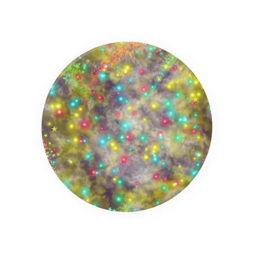 GalaxyNightNo.14 Tin Badge