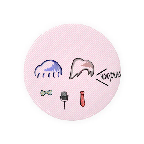 ラーフル　カツラアイテム（色付き） Tin Badge
