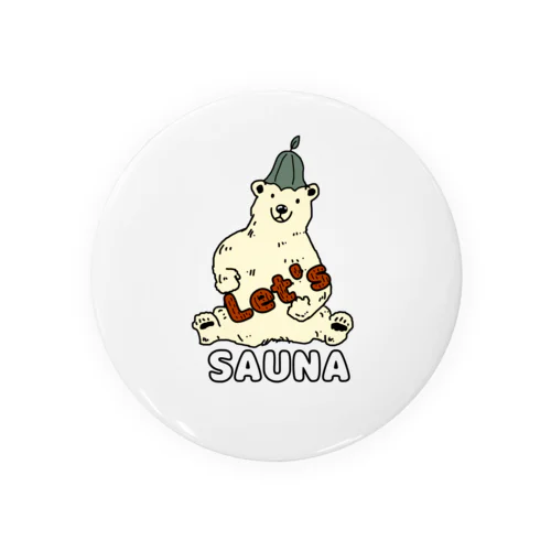 サウナ/SAUNA Tin Badge