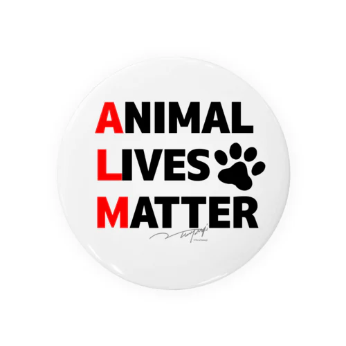 Animal Lives Matter 缶バッジ