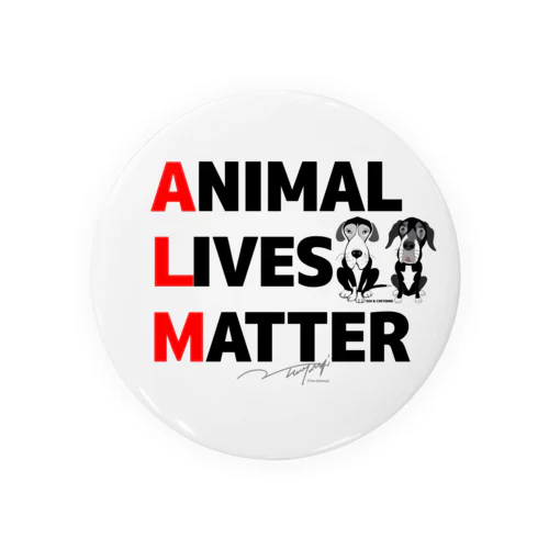 Animal Lives Matter "Suu & Cheyenne" 缶バッジ