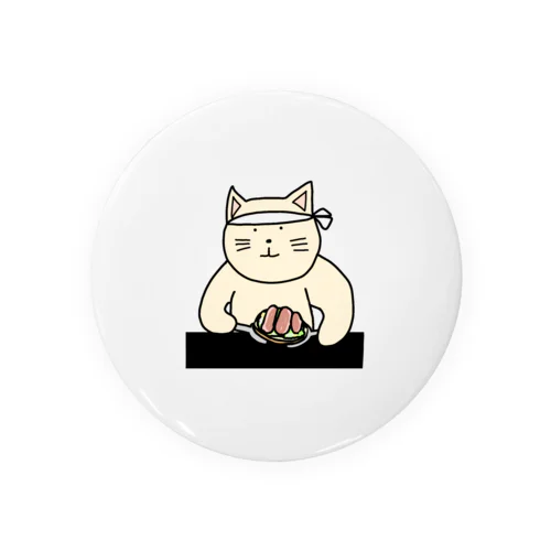 お好み焼き屋さんねこ Tin Badge