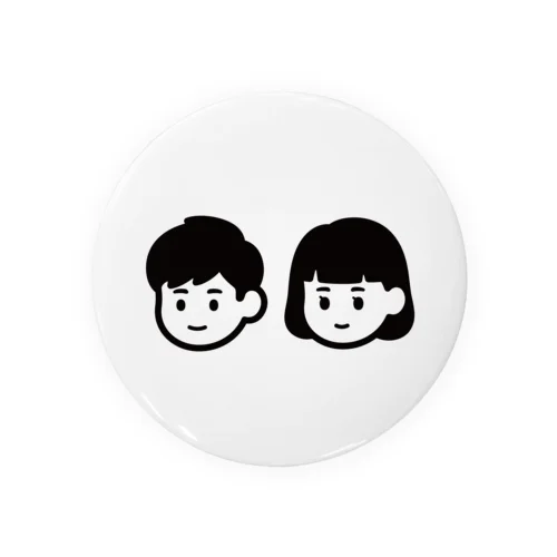 Boy＆Girl Tin Badge