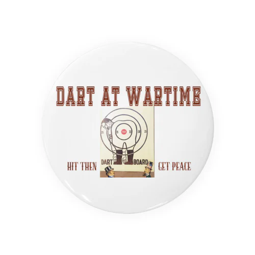 40's Dart Board Tin Badge