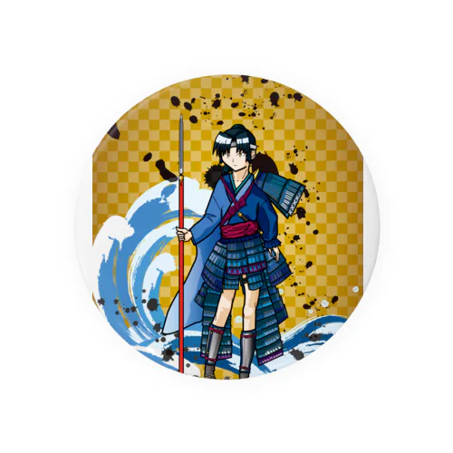 女武者 Tin Badge