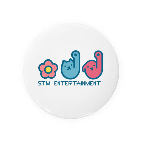 架空ゲーム会社「STM Entertainment」ノベルティシリーズ 缶バッジ