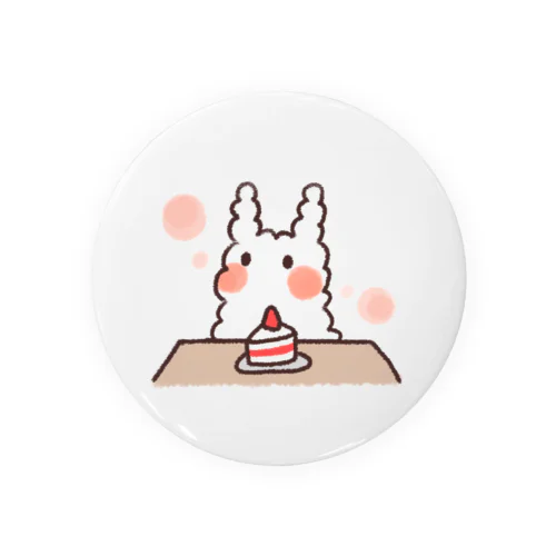 うさぎのウミウシ(ケーキver.) Tin Badge