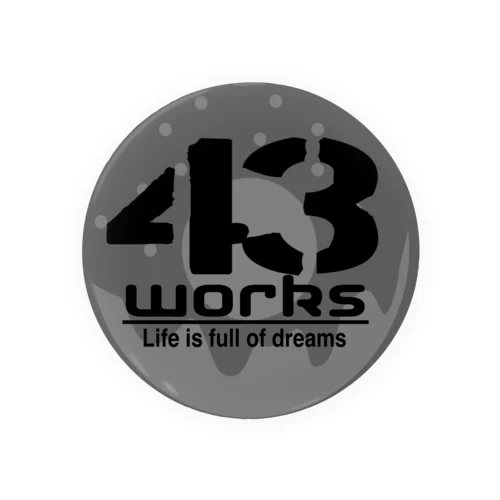 43works 缶バッジ