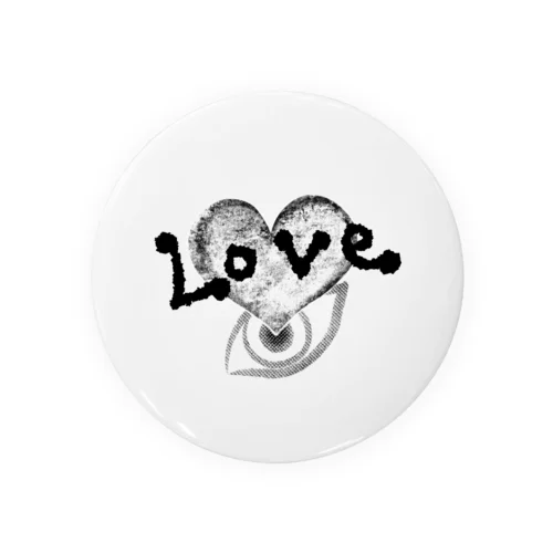 瞳に映るLOVE❤︎ Tin Badge