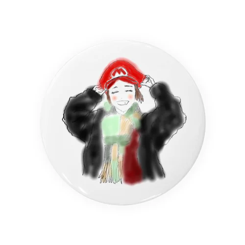 彼女が可愛い Tin Badge