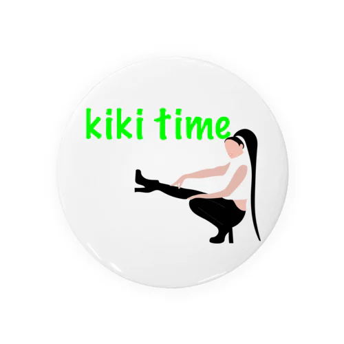 kiki time Tin Badge
