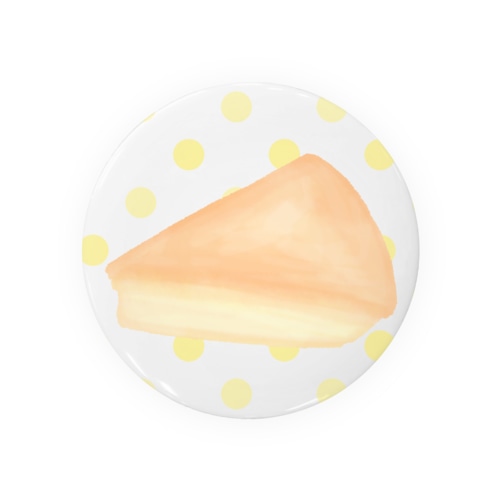 チーズケーキ(ゆるふわイラスト) Tin Badge
