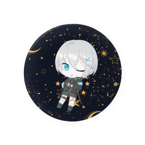 神夜缶バッチNo.03 Tin Badge