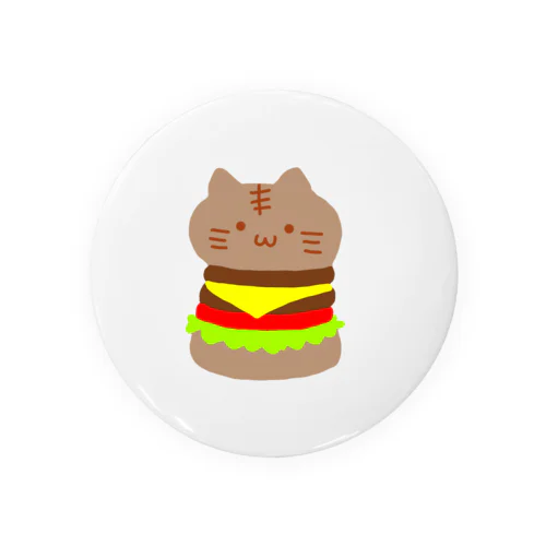 にゃんこバーガー Tin Badge