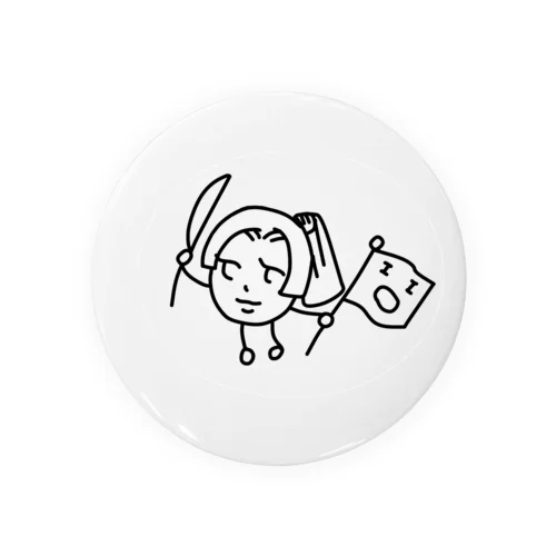 ゆけゆけ Tin Badge