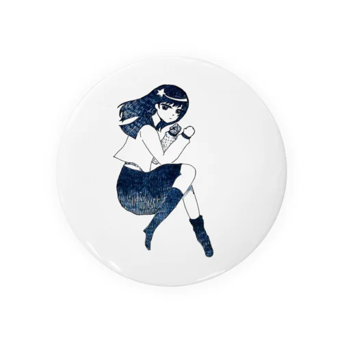 流星少女 Tin Badge