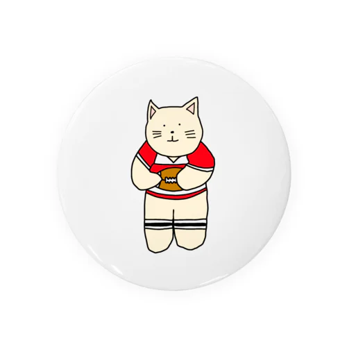 ラグビーねこ Tin Badge