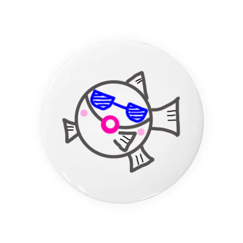 まちゃ(ふぐ) Tin Badge