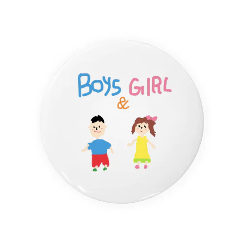 Boys & Girls 缶バッジ