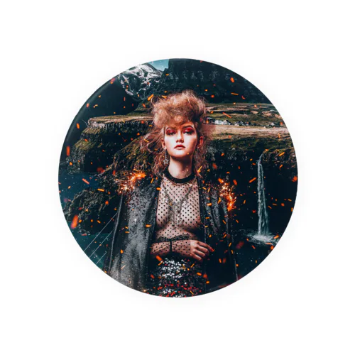 FIRE back 01 Tin Badge