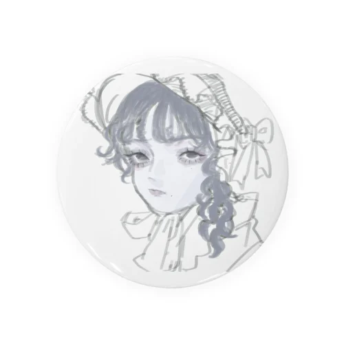 女の子　スマホケース Tin Badge