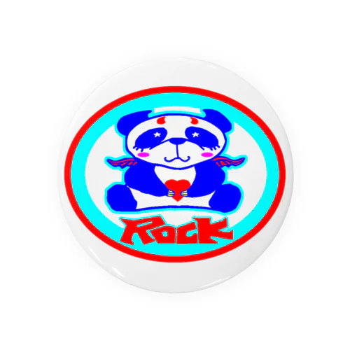 ロックパンダ弐 Tin Badge