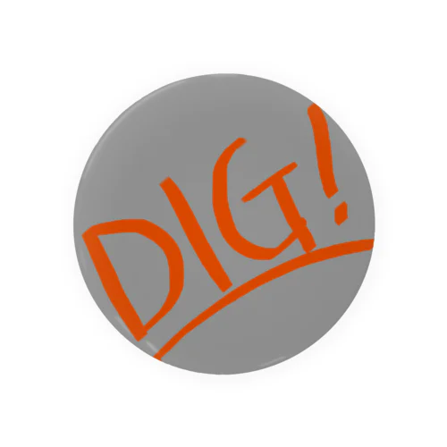 DIG!   レコード Tin Badge