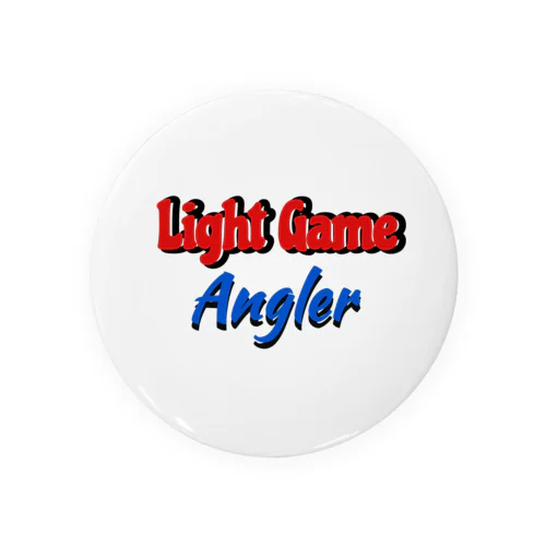 Light Game Angler Tin Badge